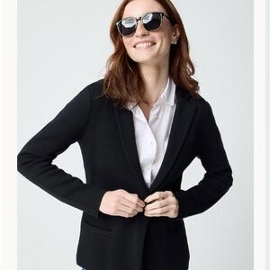 JCREW Black Sweater Blazer